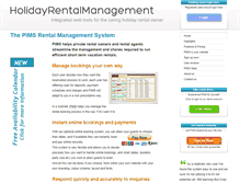 Tablet Screenshot of holidayrentalmanagement.com